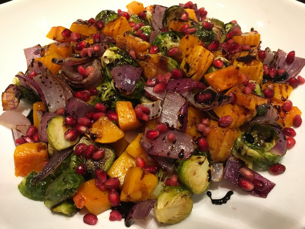 Gorgeous roasted veggies